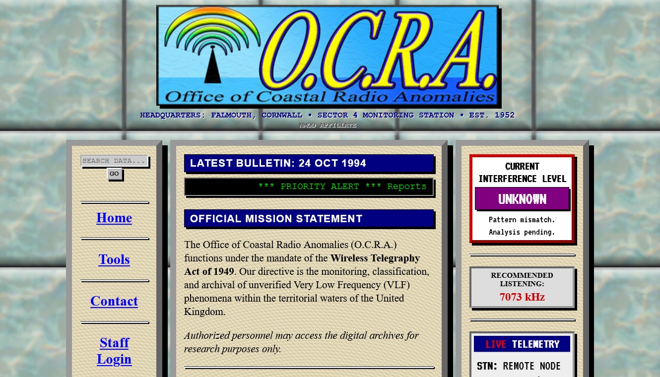 O.C.R.A Website